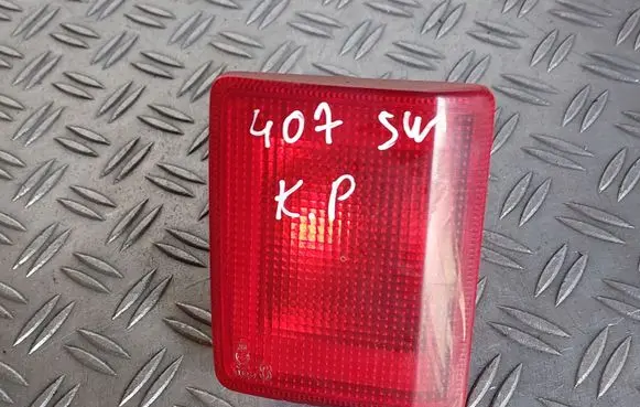 Peugeot 407 Tailgate rear/tail lights 9646507480