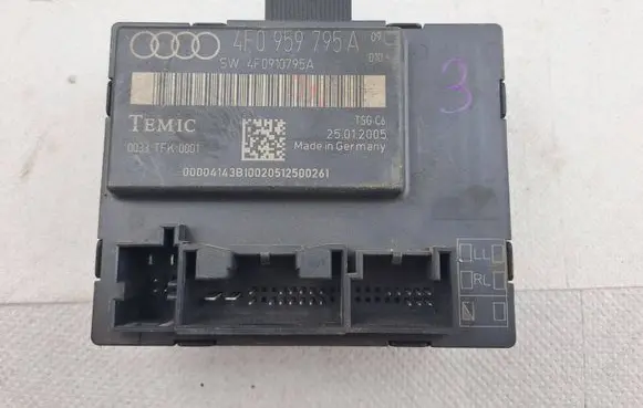 Audi A6 S6 C6 4F Door control unit/module 4F0959795A 4F0910795A 0033TFK0001