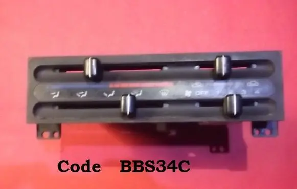 Mazda 323 F Climate control unit BBS34C