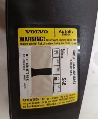 Volvo V50 Seat airbag 30615563 600987700