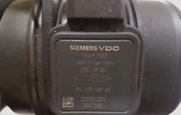 Peugeot 407 Mass air flow meter 5WK97002 9645948980 002035081