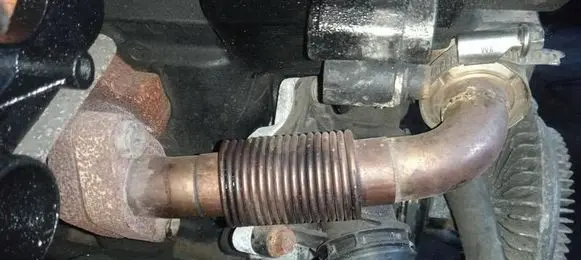 BMW 7 E65 E66 EGR valve line/pipe/hose