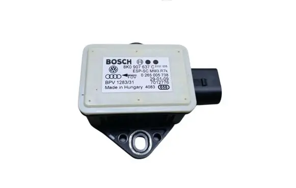 Audi A4 S4 B8 8K ESP acceleration yaw rate sensor 8K0907637C 7012776 0265005738