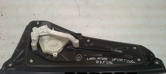 Front door window regulator with motor