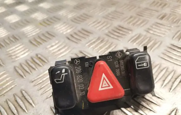 Mercedes-Benz E W210 Hazard light switch 2088200310
