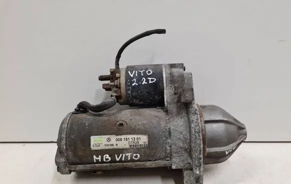 Mercedes-Benz Vito Viano W638 Starter motor 0051511301 D7R28