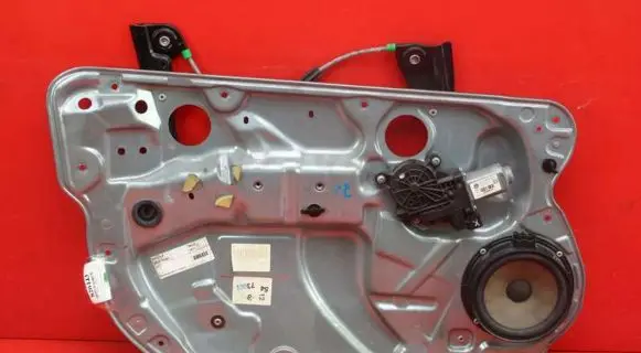 Front door window regulator with motor