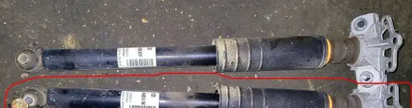 Opel Adam Rear shock absorber/damper 13450612 95517158 22293883