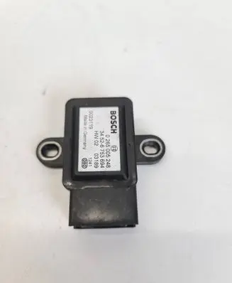 BMW X5 E53 ESP acceleration yaw rate sensor 0265005248 0023119 34526753694