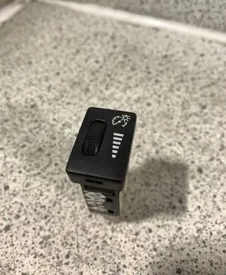 Panel lighting control switch