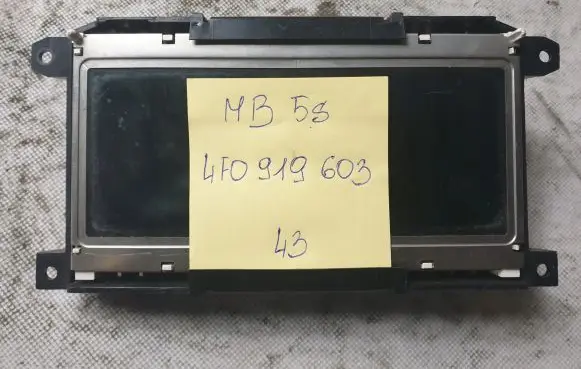 Audi A6 S6 C6 4F Screen/display/small screen 4F0919603