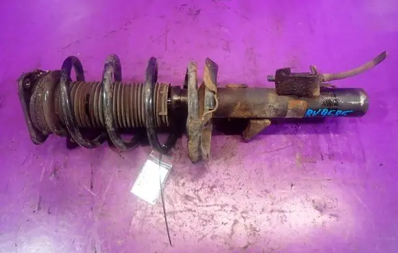 Front shock absorber with coil spring
