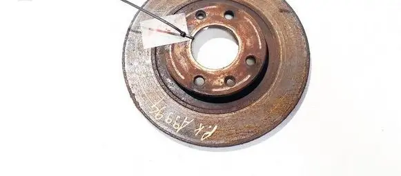 Citroen C3 Rear brake disc neventiliuojamas