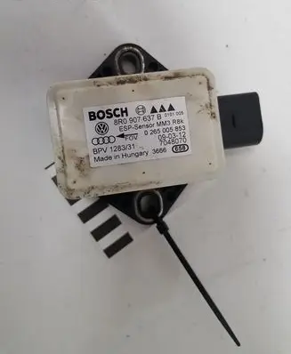 Audi A4 S4 B8 8K ESP acceleration yaw rate sensor 8R0907637B