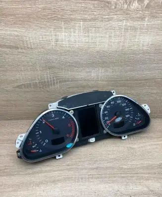 Audi A6 S6 C6 4F Speedometer (instrument cluster) 4F0920950L 4F0910900A MPH