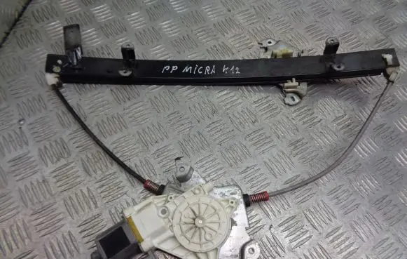 Nissan Micra Front door window regulator with motor 0130822203
