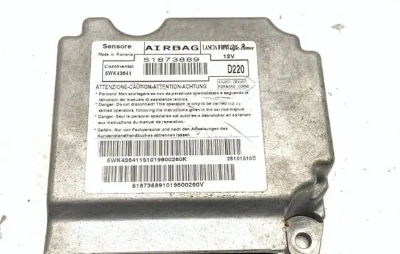 Fiat Bravo Airbag deployment crash/impact sensor 51873889