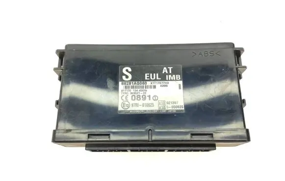 Subaru Legacy Immobilizer control unit/module 88281AG060 97RI010625 X1T17077H3