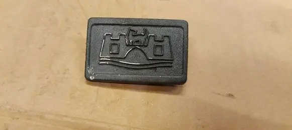 Volkswagen Golf II Fender model badge letters 165853688A
