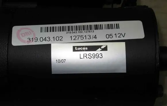 Ford Cougar Starter motor LRS993-I