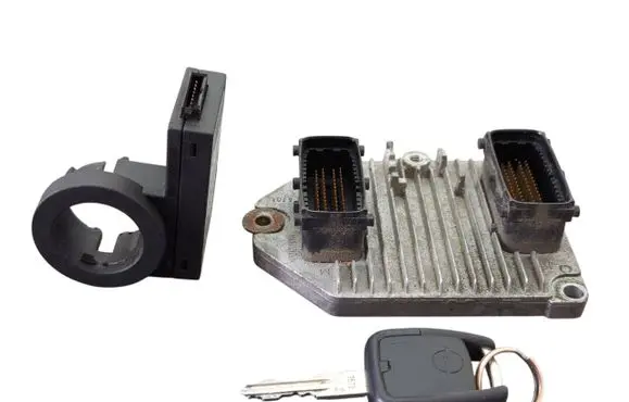 Opel Zafira B Engine ECU kit and lock set 2444387900 5WK9196 1091318373