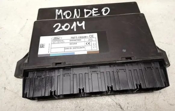 Ford Mondeo MK IV Comfort/convenience module 7S7T19G481CE 5WK48799G