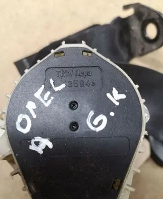 Opel Astra G Rear seatbelt 90560641 43594