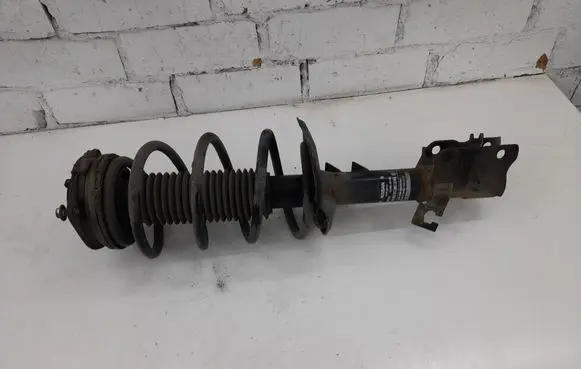 Front shock absorber with coil spring