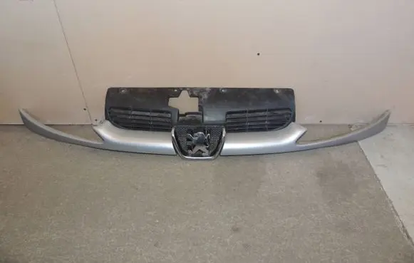 Peugeot 206 CC Front bumper upper radiator grill 9628834280