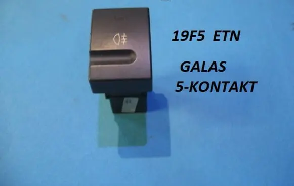 Peugeot 406 Fog light switch 19F5ETN