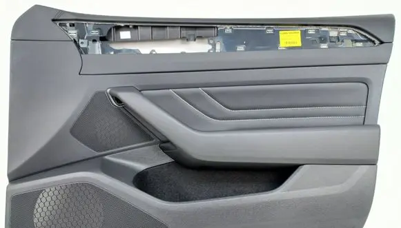 Front door card panel trim