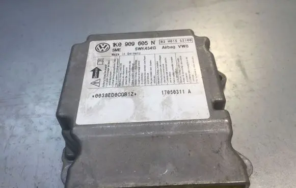 Volkswagen Golf Plus Airbag control unit/module 1KO909605N 5WK43413 0038ED0CGB1Z