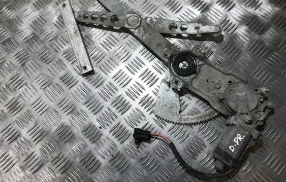 Sliding door window regulator with motor