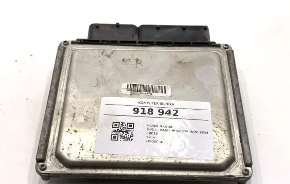 Skoda Fabia Mk3 (NJ) Engine control unit/module ECU 04B907445