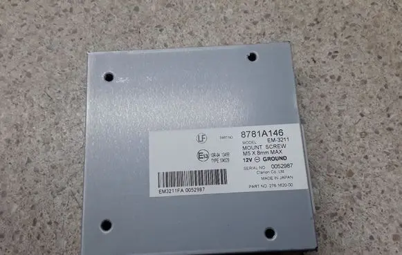 Mitsubishi Outlander Camera control unit module 8781A146