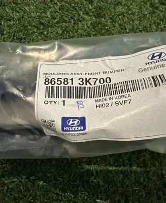 Hyundai Sonata DN8 Front bumper splitter molding 865813K700