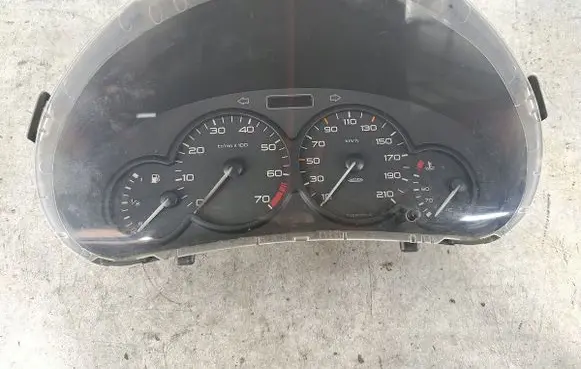 Peugeot 206 Speedometer (instrument cluster) 9643401280JAEGER