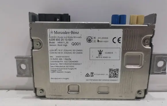 Mercedes-Benz C W206 Comfort/convenience module A2069002513