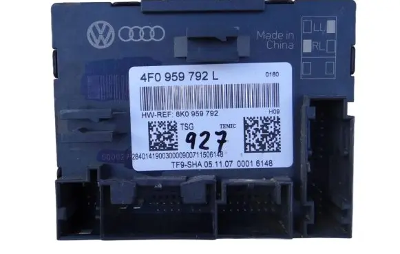 Audi A6 S6 C6 4F Door control unit/module 4F0959792L