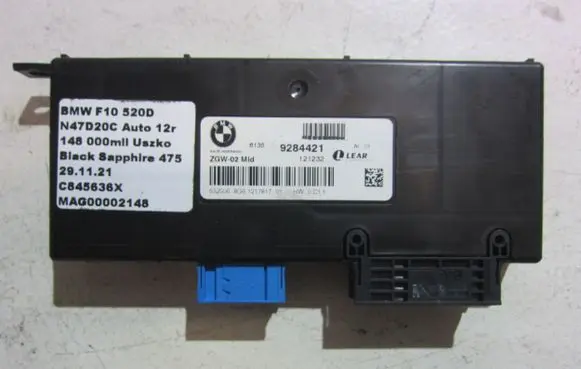 BMW 5 F10 F11 Comfort/convenience module 9284421