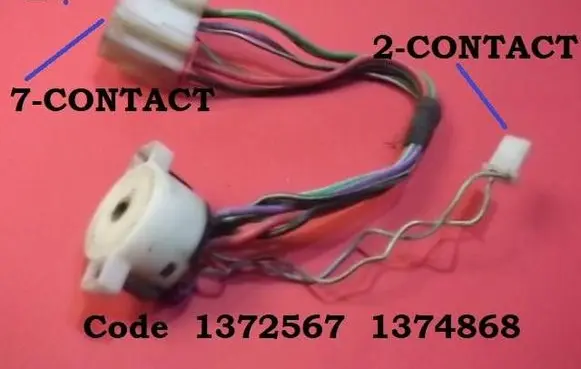 BMW 3 E30 Ignition lock contact 1372567 1374868