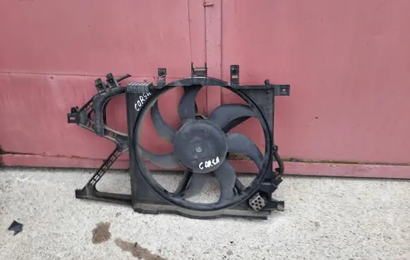 Opel Corsa C Radiator cooling fan shroud 8038845