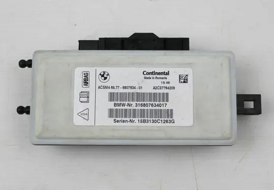 BMW 5 F10 F11 Airbag control unit/module 6807634