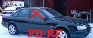 Audi A6 S6 C4 4A Front door window glass four-door 43R001025 PD115EF7RR20