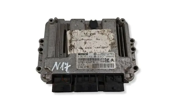 Peugeot 307 Engine control unit/module 9664843780 0281013872