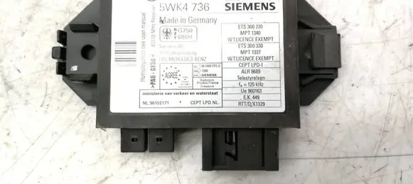 Mercedes-Benz A W168 Immobilizer control unit/module 1688200426 ETS300220 5WK4736