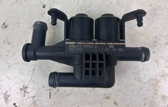 Coolant heater control valve