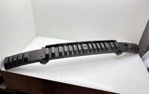 Front bumper foam support bar