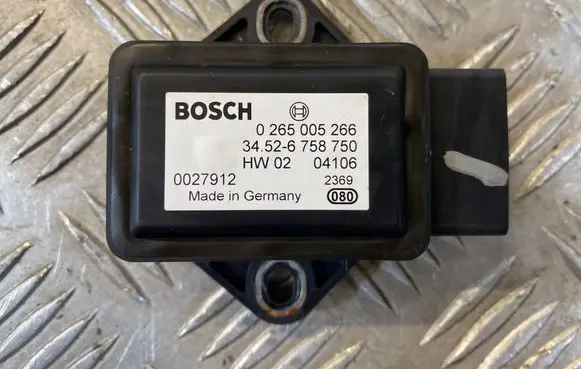 BMW 5 E60 E61 ESP acceleration yaw rate sensor 0265005266 0027912 6758750