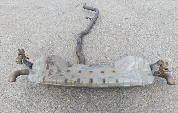 Volkswagen Touareg I Muffler/silencer 